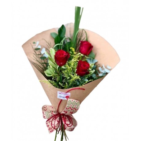 Ramalhete 3 Rosas Nacionais