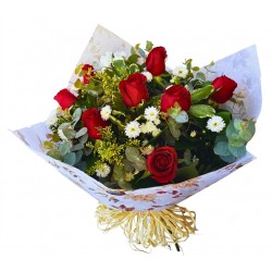 Buquê 8 Rosas Nacionais