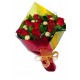 Buquê 12 Rosas Nacionais + 8 Ferreros