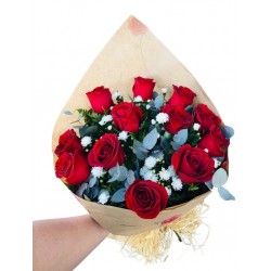 Buquê 12 Rosas Nacionais