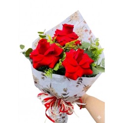 Buquê 3 Rosas Importadas