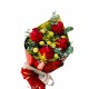 Buquê 4 Rosas Importadas + 8 Ferreros