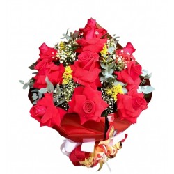 Buquê 10 rosas importadas
