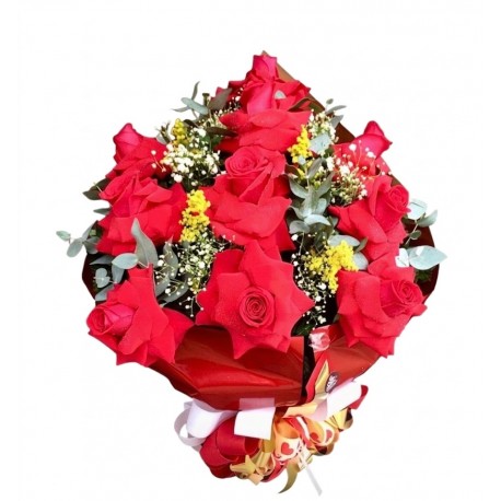 Buquê 10 rosas importadas