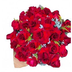 Buquê 30 rosas importadas